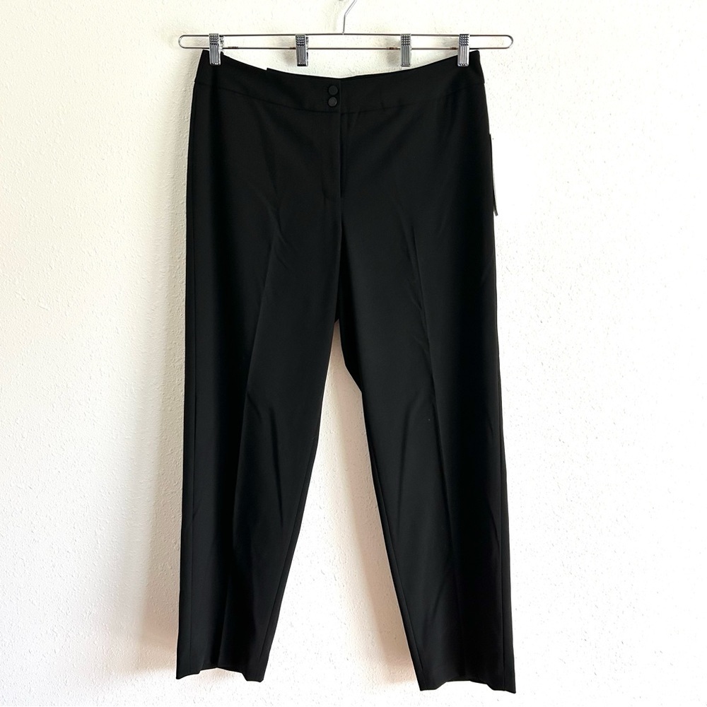 Calvin Klein Traditional Fit Pants Women's Plus Size 14W Black Office Capsule